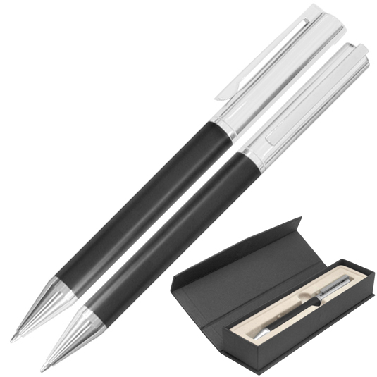 Bolí­grafo Metálico con Estuche