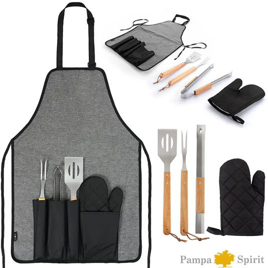BBQ Set Parrilla 4 Piezas