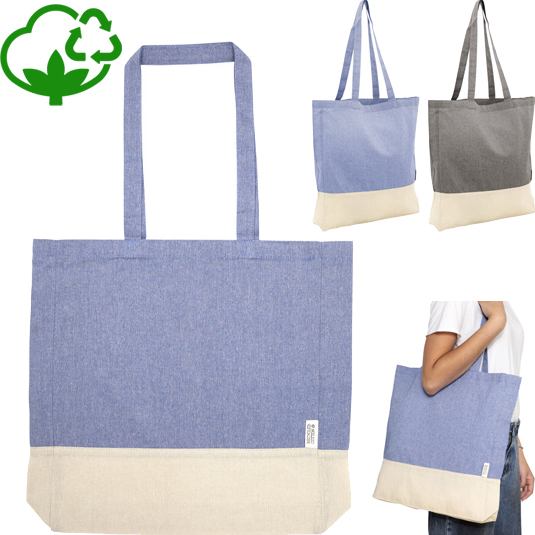 Bolsa Algodón Reciclado 38x42x8