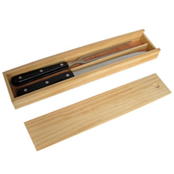 Set Parrilla Estuche Madera