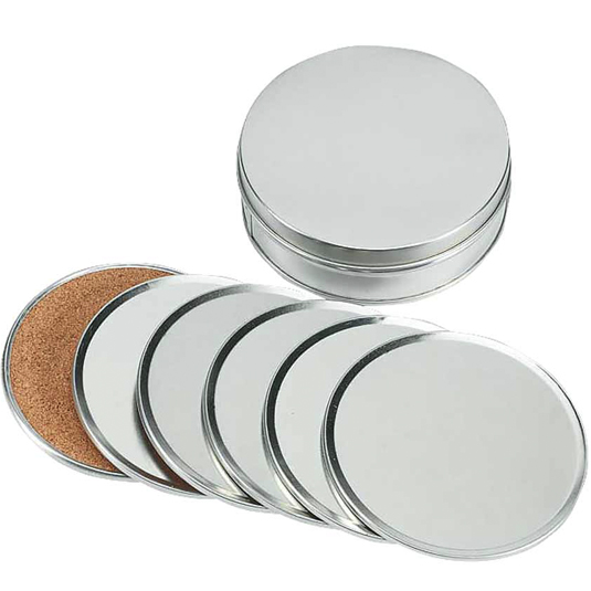 Set de Posavasos Metálicos
